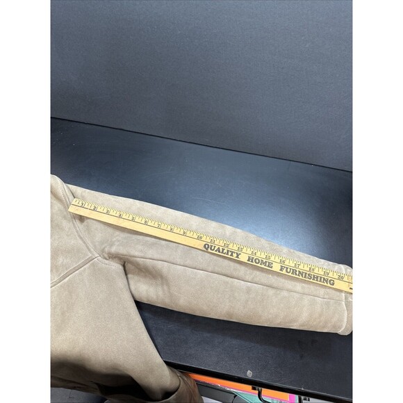 Vintage T.K. VERITABLE PEAU LAINE Leather Coat - Picture 10 of 10